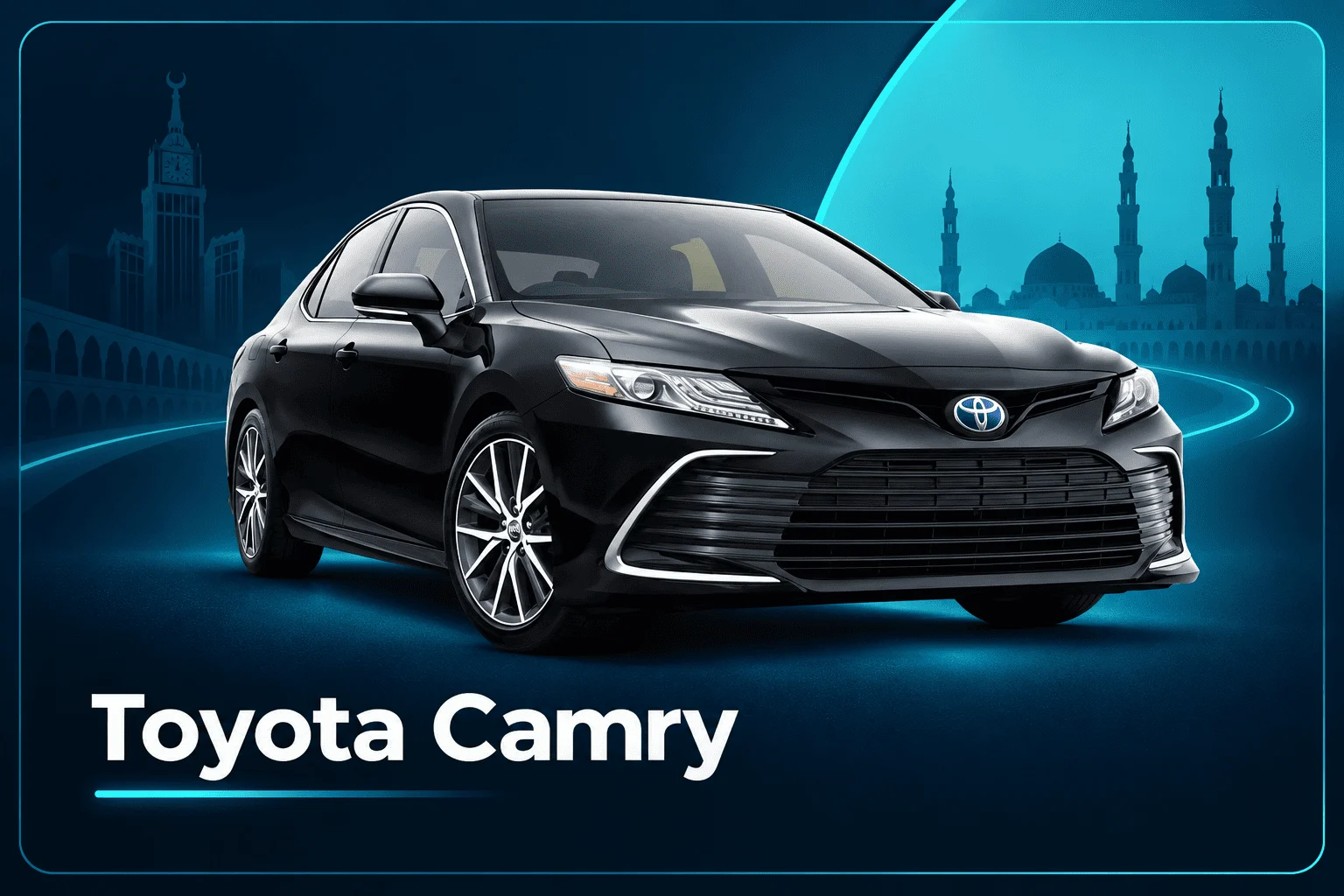 Toyota Camry private taxi for Makkah and Madinah transfers
